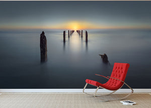 Last Light Wall Mural Wallpaper - Canvas Art Rocks - 2