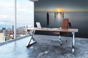 Last Light Wall Mural Wallpaper - Canvas Art Rocks - 3