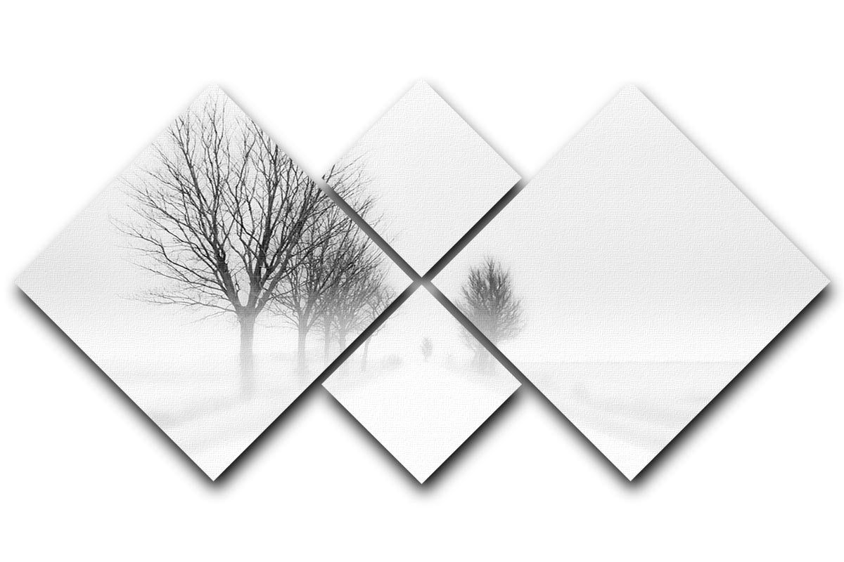 My Tiny World 4 Square Multi Panel Canvas - Canvas Art Rocks - 1