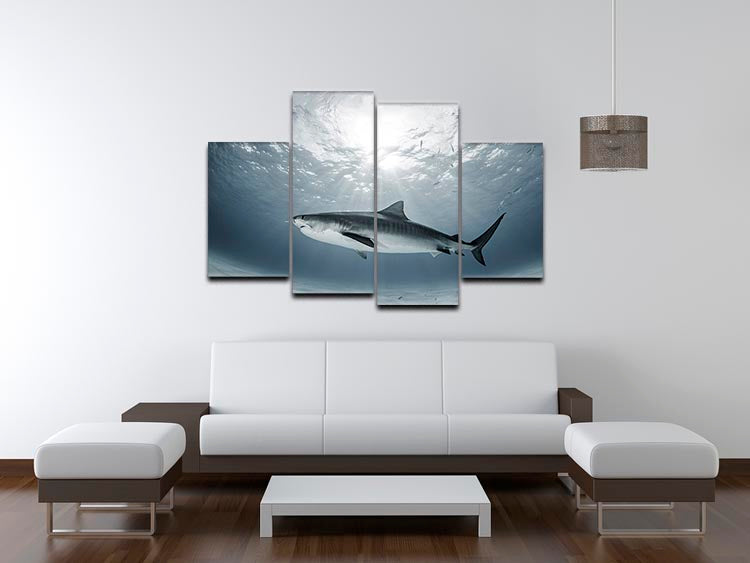 Tiger Rays 4 Split Panel Canvas - Canvas Art Rocks - 3
