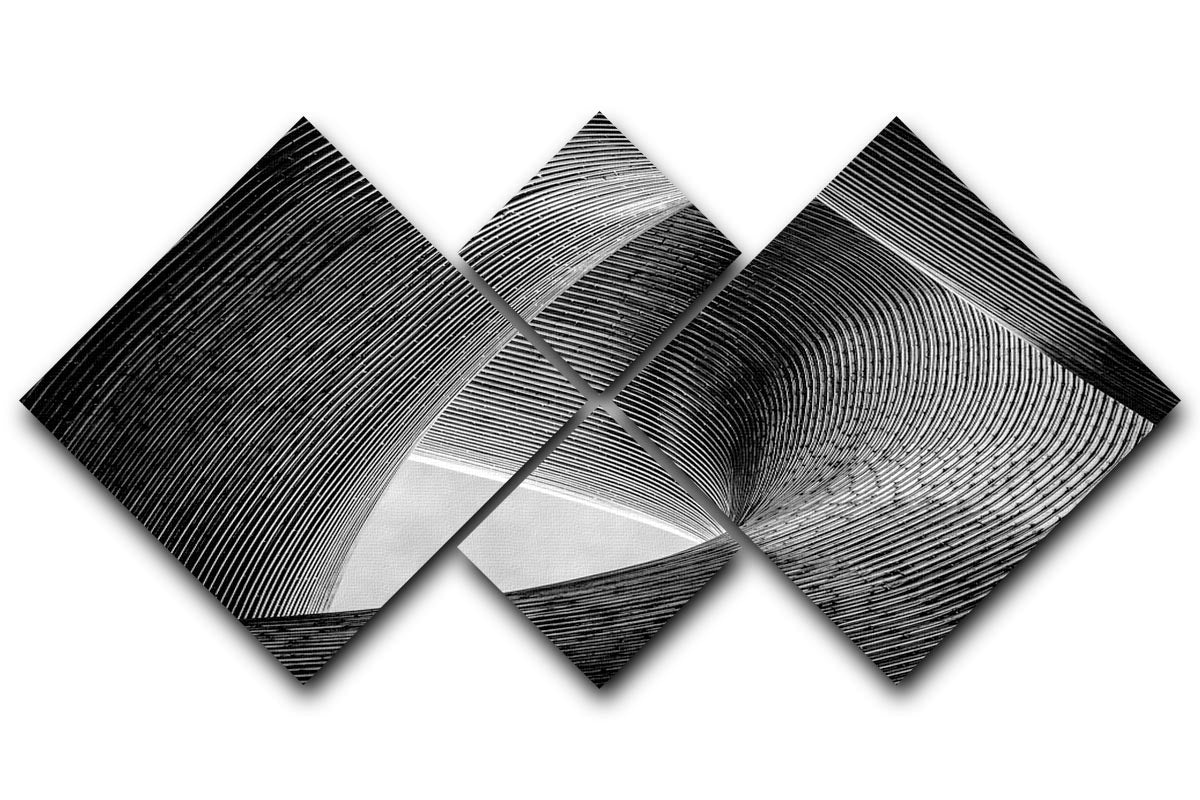 Entwined 4 Square Multi Panel Canvas - Canvas Art Rocks - 1