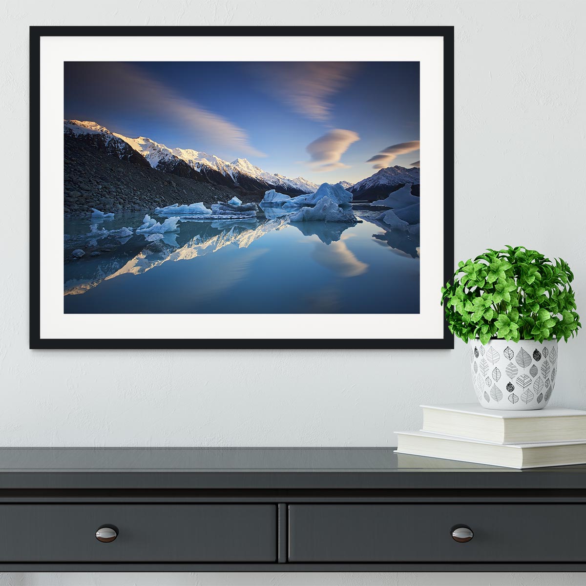 Winter Symmetry Framed Print - Canvas Art Rocks - 1