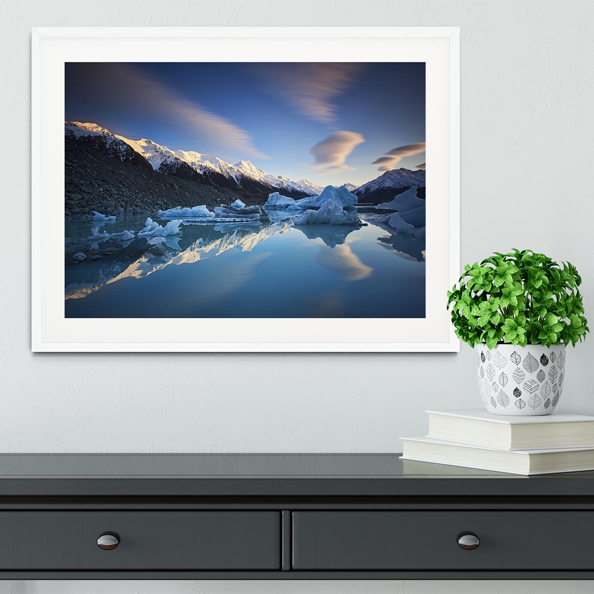 Winter Symmetry Framed Print - Canvas Art Rocks - 5