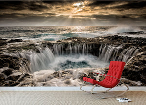 Genesis Wall Mural Wallpaper - Canvas Art Rocks - 2