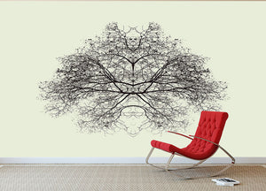 Rorschach Test Wall Mural Wallpaper - Canvas Art Rocks - 2