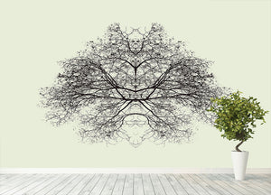 Rorschach Test Wall Mural Wallpaper - Canvas Art Rocks - 4