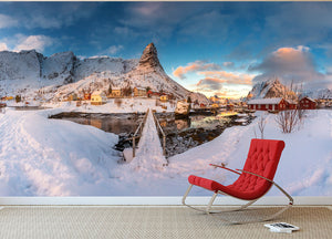 Reine Wall Mural Wallpaper - Canvas Art Rocks - 2