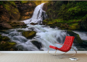 Spring Flood Wall Mural Wallpaper - Canvas Art Rocks - 2