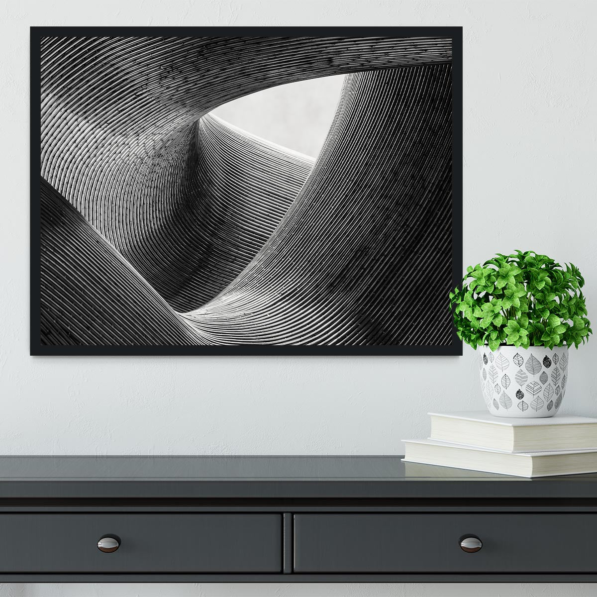 Lines Framed Print - Canvas Art Rocks - 2