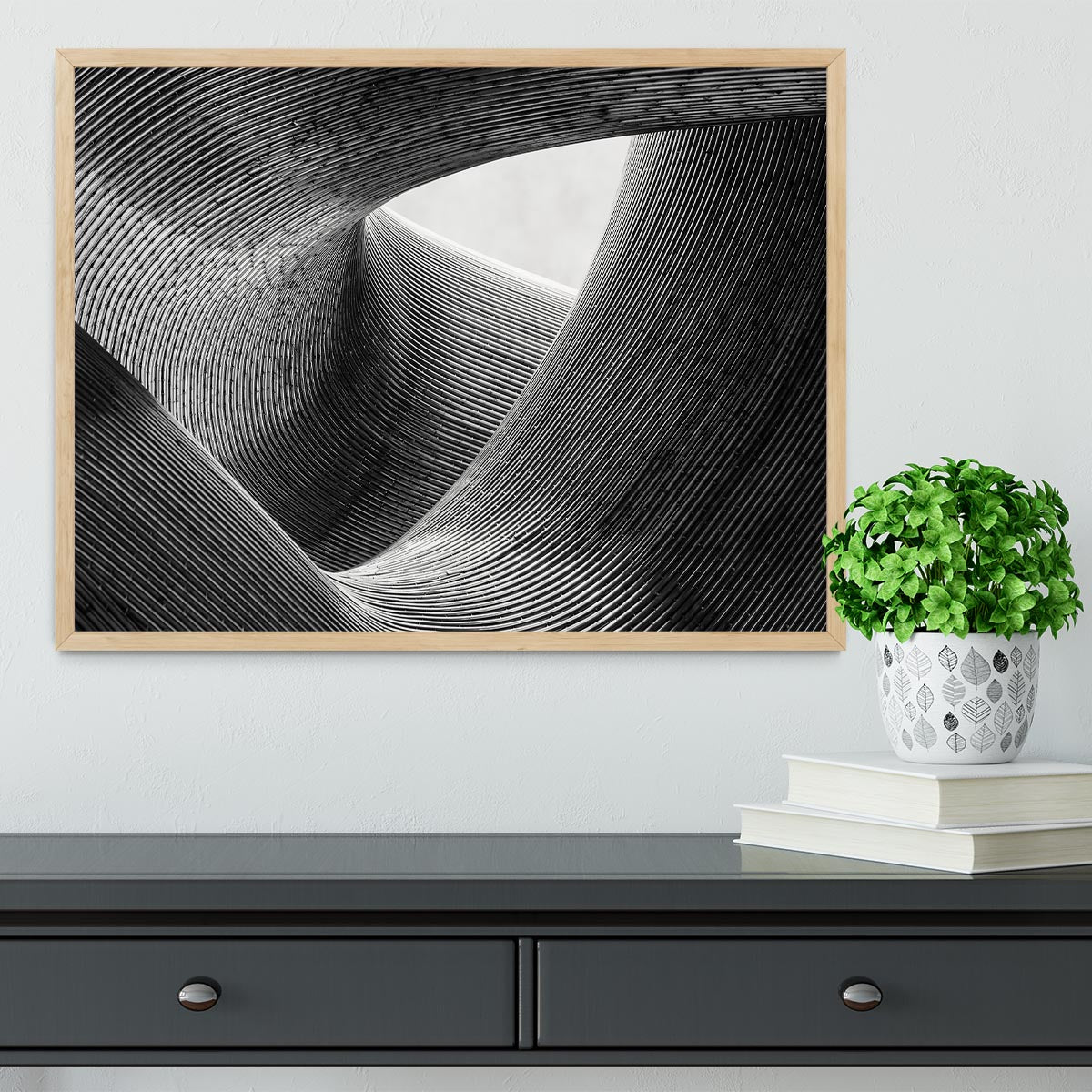 Lines Framed Print - Canvas Art Rocks - 4