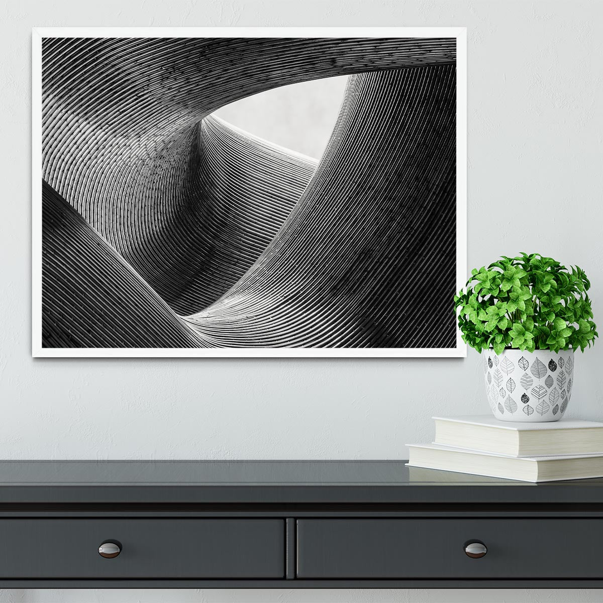 Lines Framed Print - Canvas Art Rocks -6