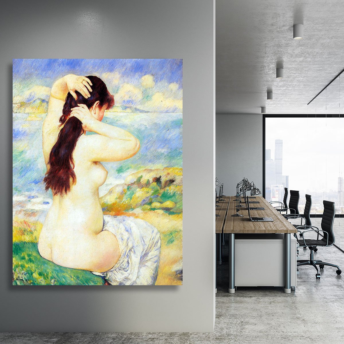 A Bather by Renoir Canvas Print or Poster