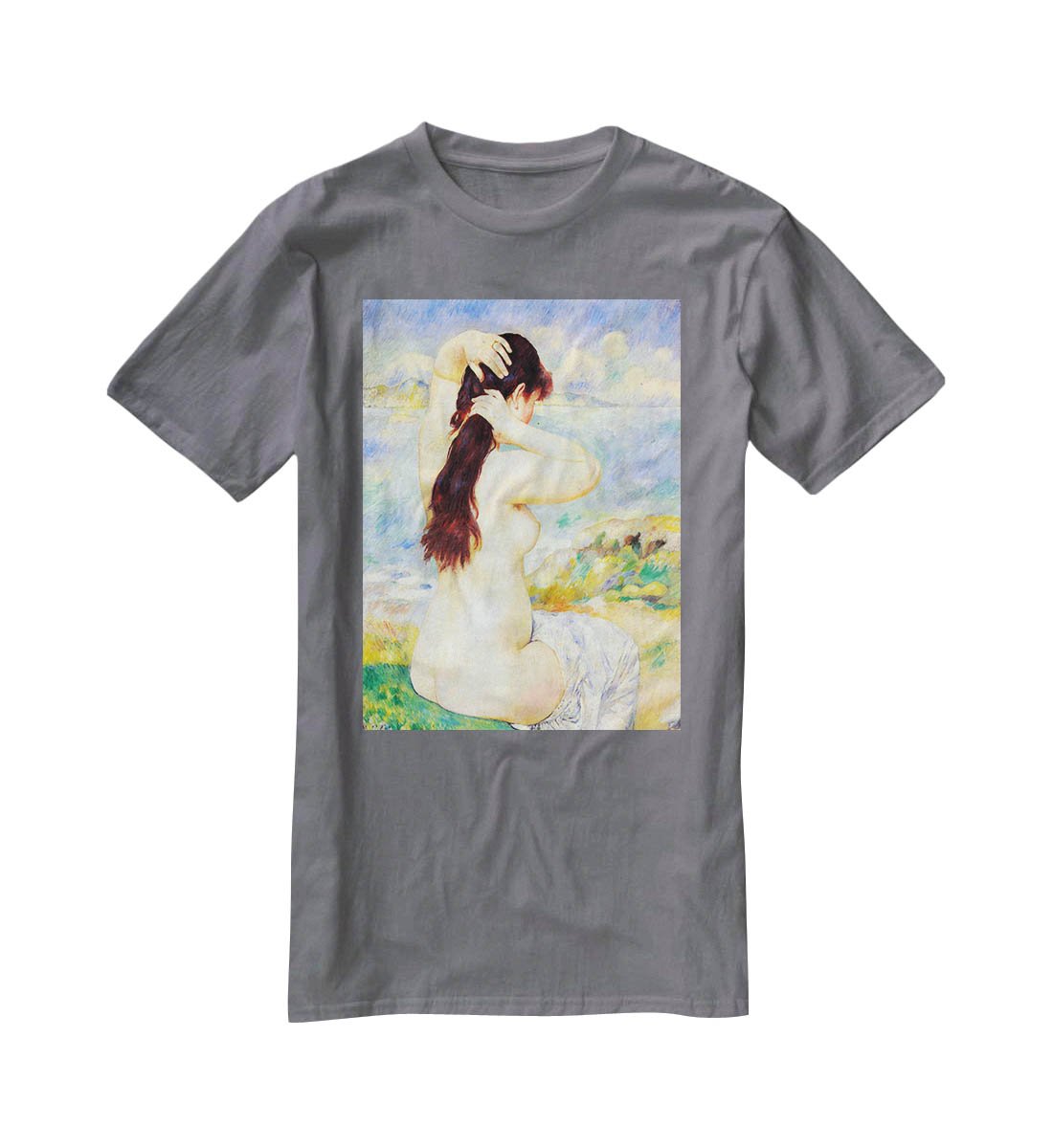 A Bather by Renoir T-Shirt - Canvas Art Rocks - 3