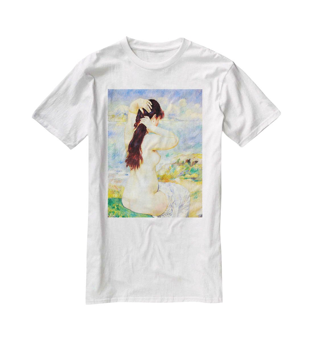 A Bather by Renoir T-Shirt - Canvas Art Rocks - 5