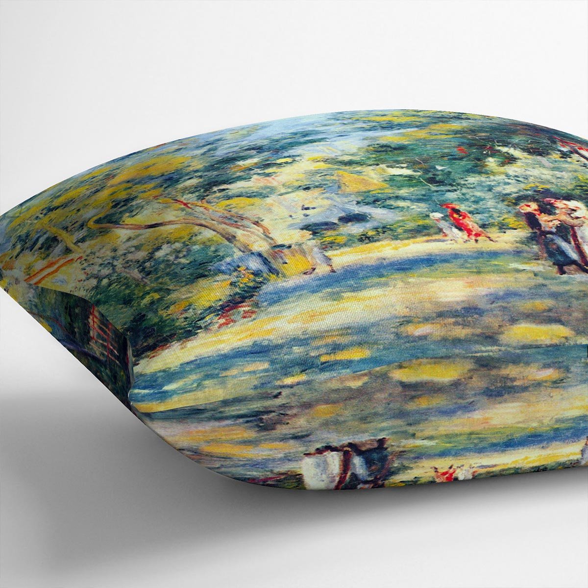 A Garden in Montmartre by Renoir Throw Pillow