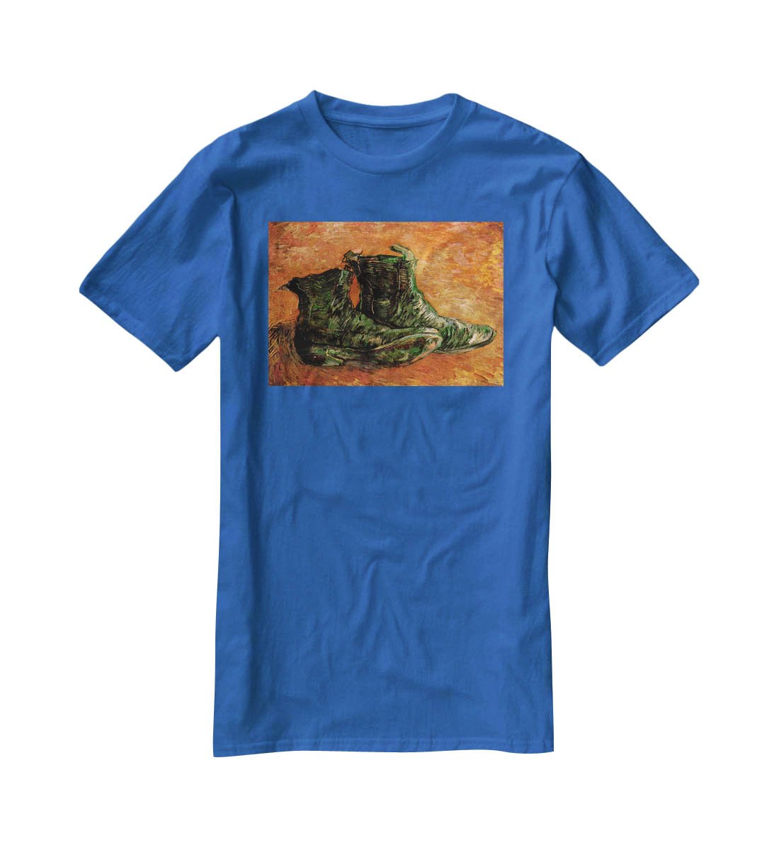 A Pair of Shoes by Van Gogh T-Shirt - Canvas Art Rocks - 2