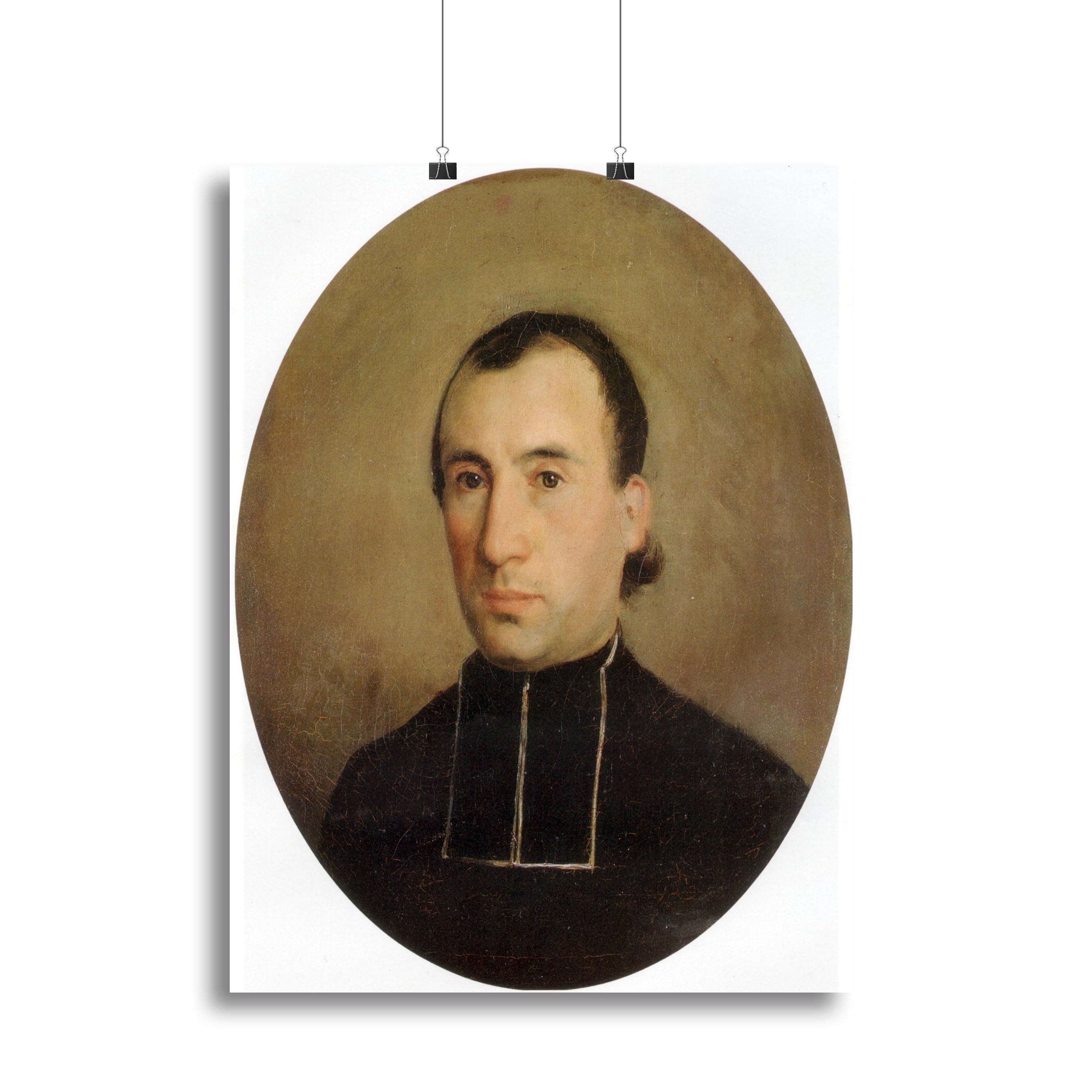 A Portrait of Eugene Bouguereau 1850 By Bouguereau Canvas Print or Poster