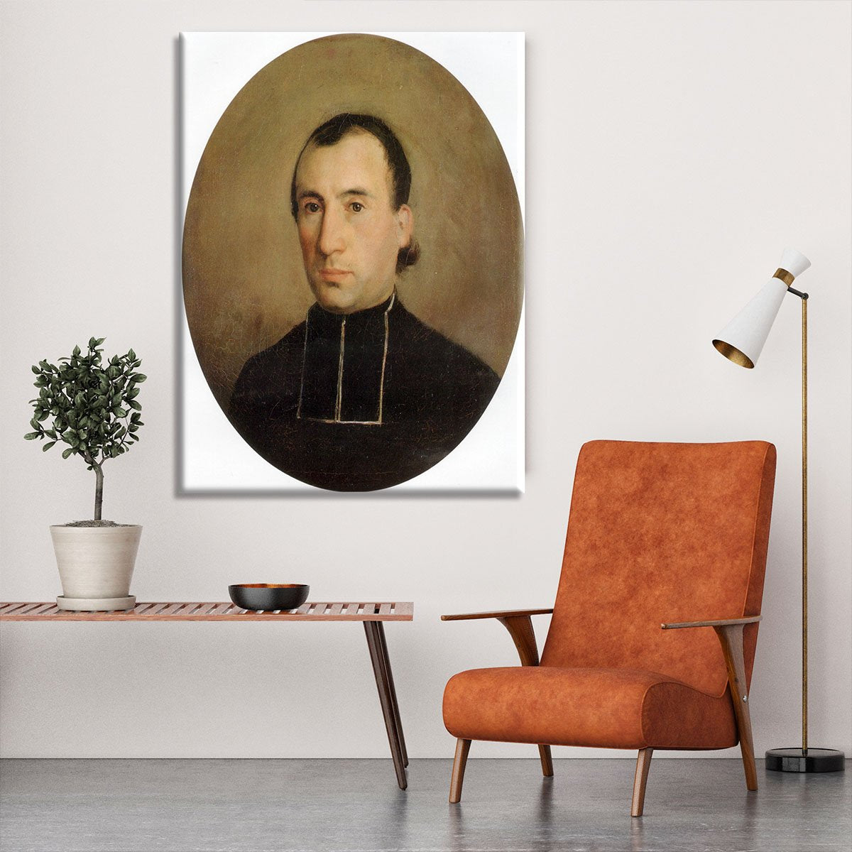 A Portrait of Eugene Bouguereau 1850 By Bouguereau Canvas Print or Poster