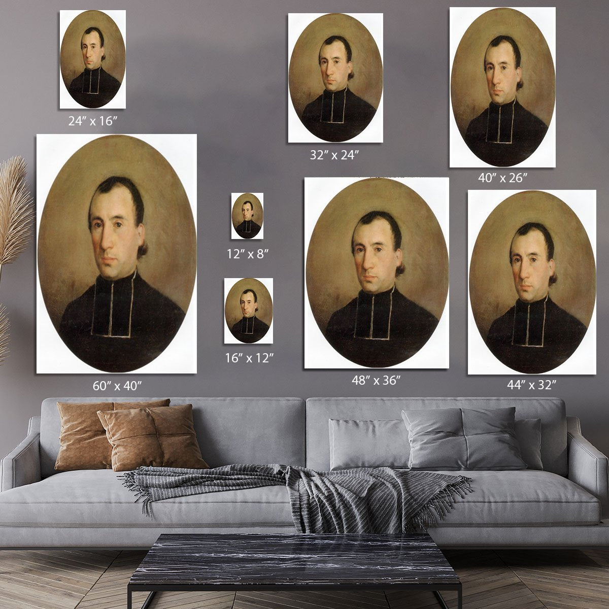 A Portrait of Eugene Bouguereau 1850 By Bouguereau Canvas Print or Poster