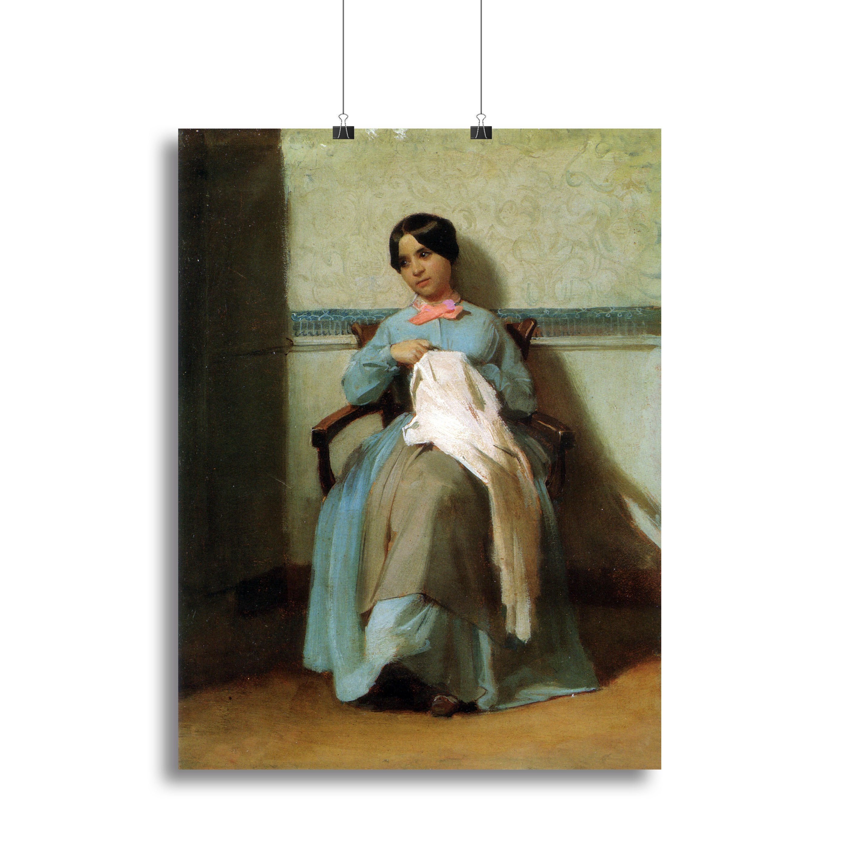 A Portrait of Lonie Bouguereau By Bouguereau Canvas Print or Poster