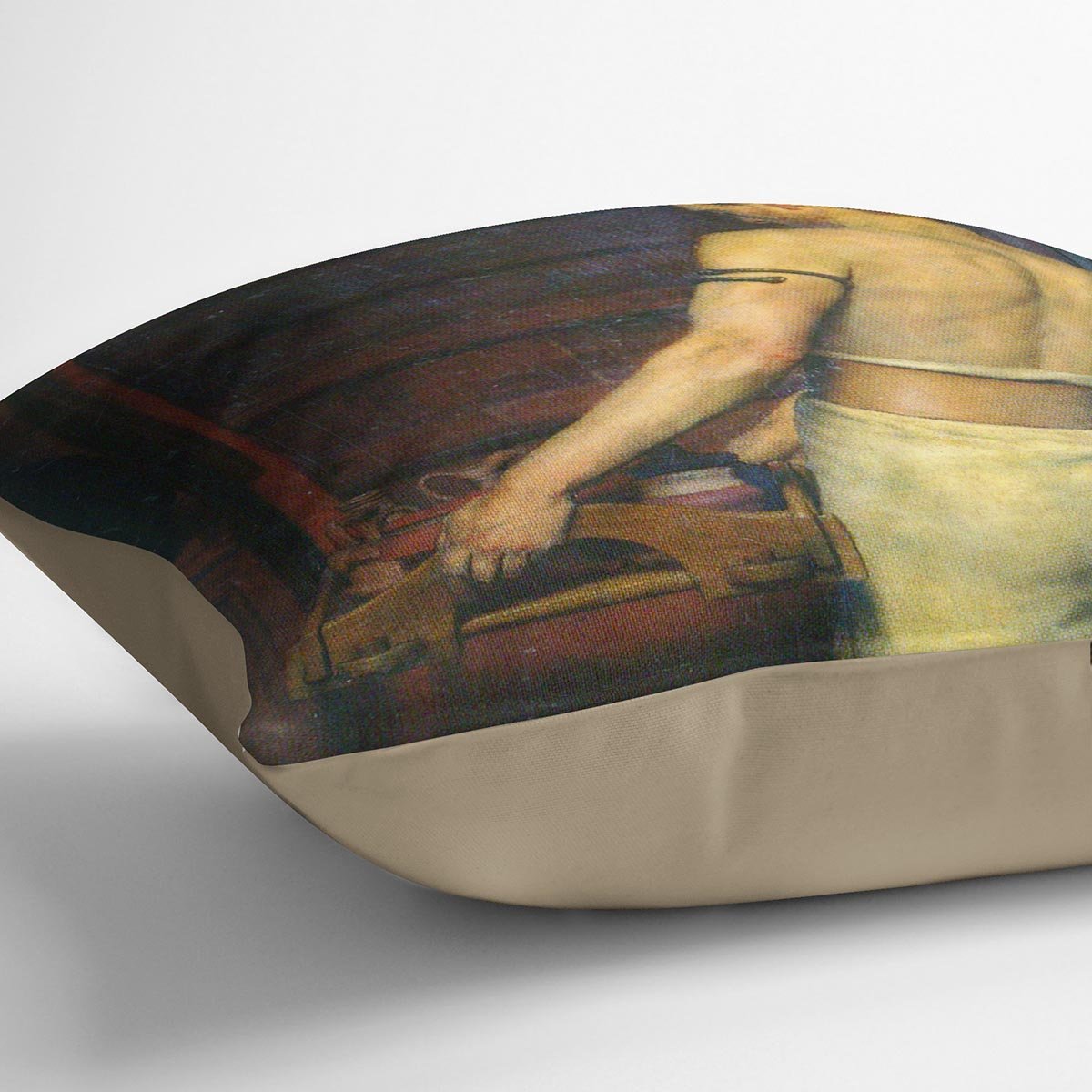 A Roman British potters by Alma Tadema Cushion - Canvas Art Rocks - 2