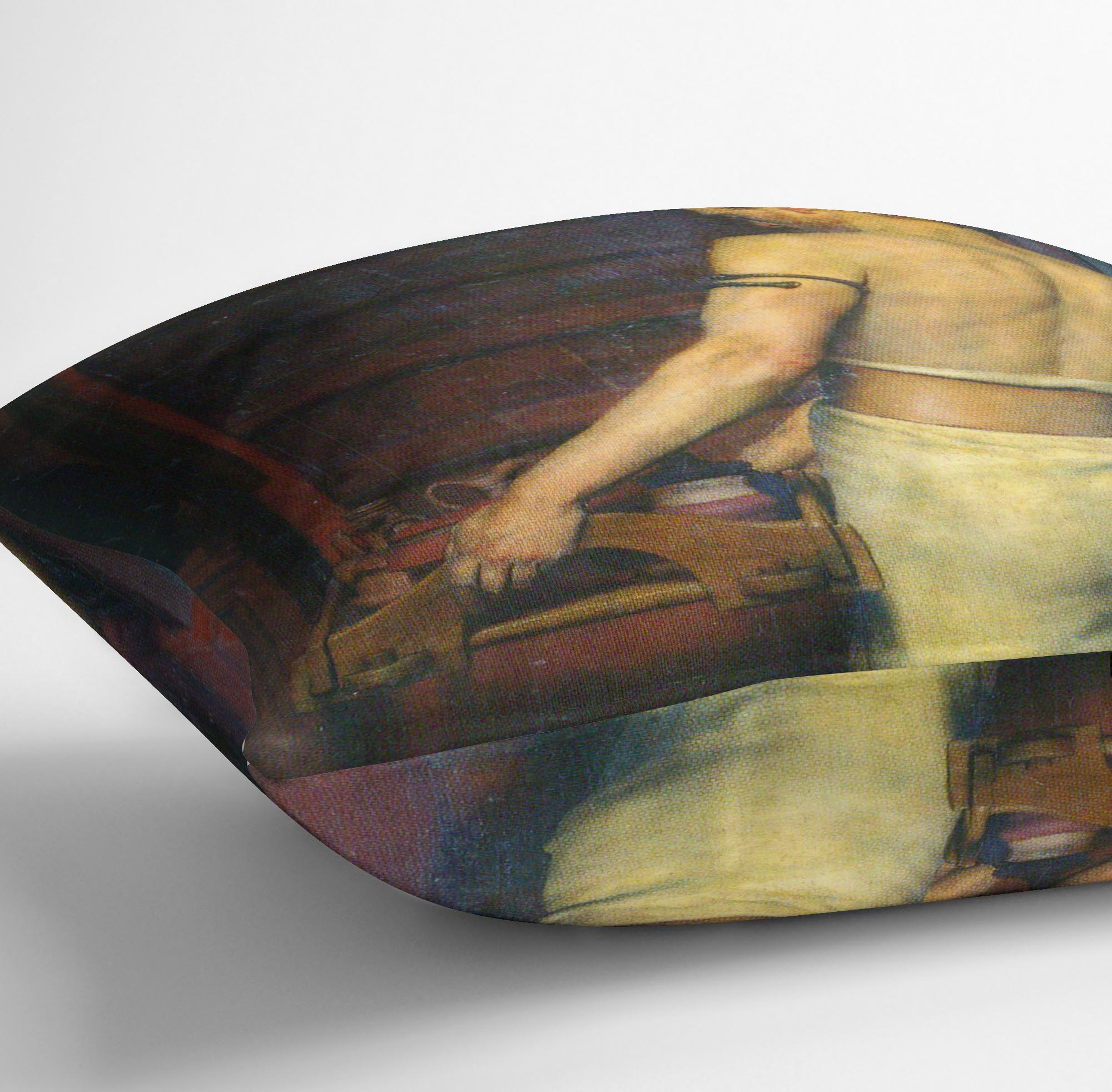 A Roman British potters by Alma Tadema Cushion - Canvas Art Rocks - 3