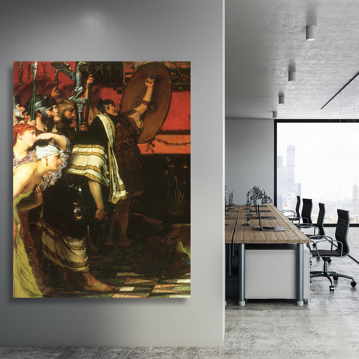 A Roman conqueror detail 1 by Alma Tadema Canvas Print or Poster