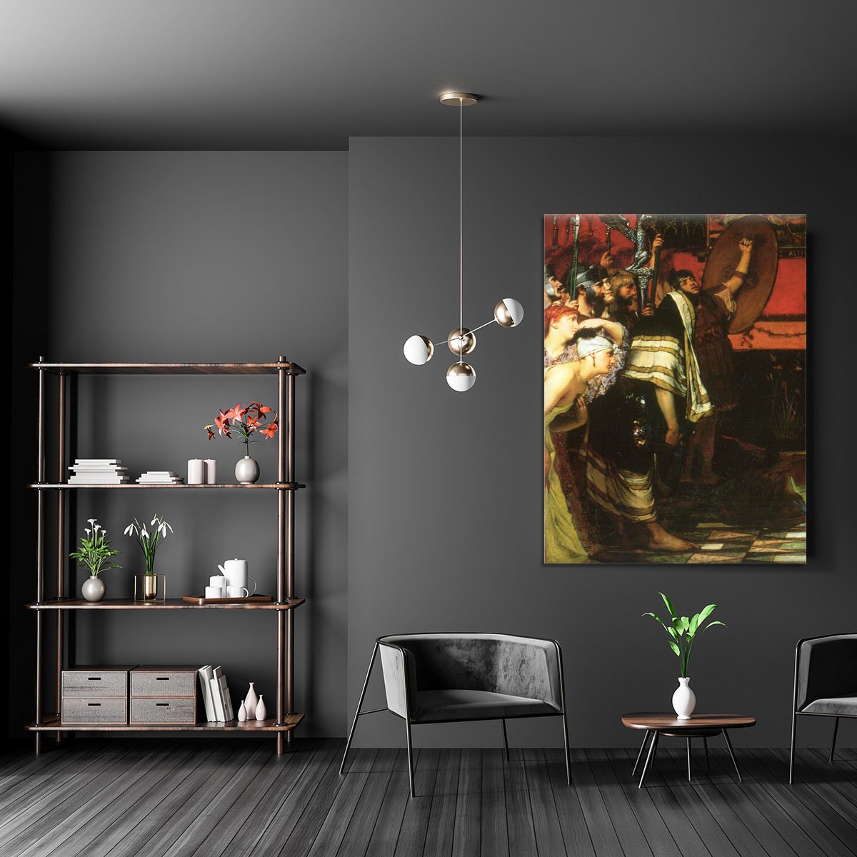 A Roman conqueror detail 1 by Alma Tadema Canvas Print or Poster