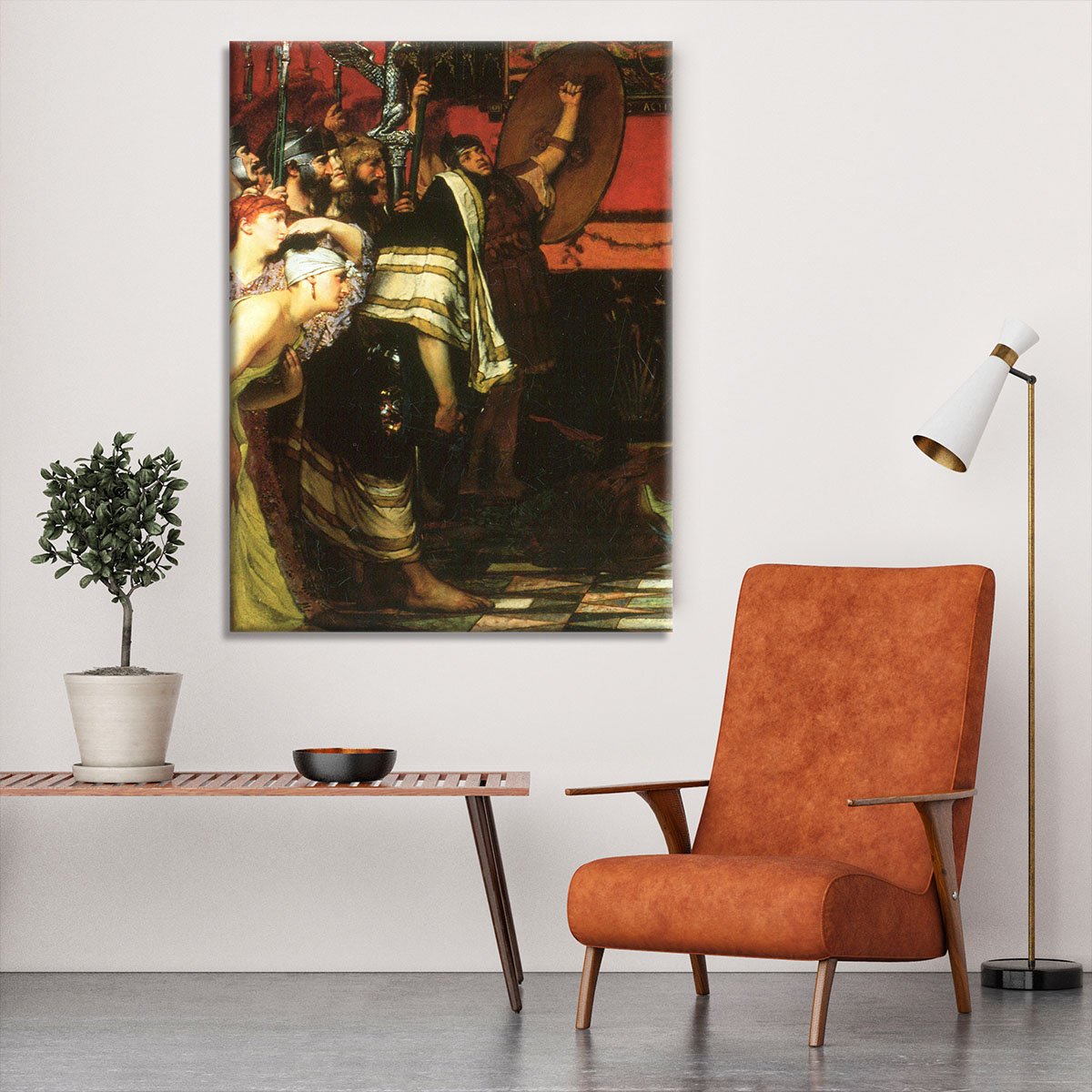A Roman conqueror detail 1 by Alma Tadema Canvas Print or Poster