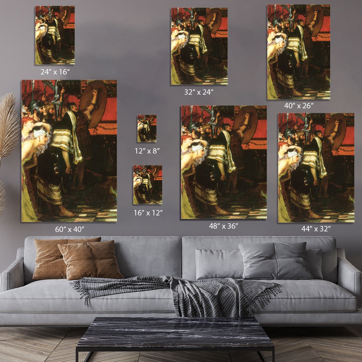 A Roman conqueror detail 1 by Alma Tadema Canvas Print or Poster