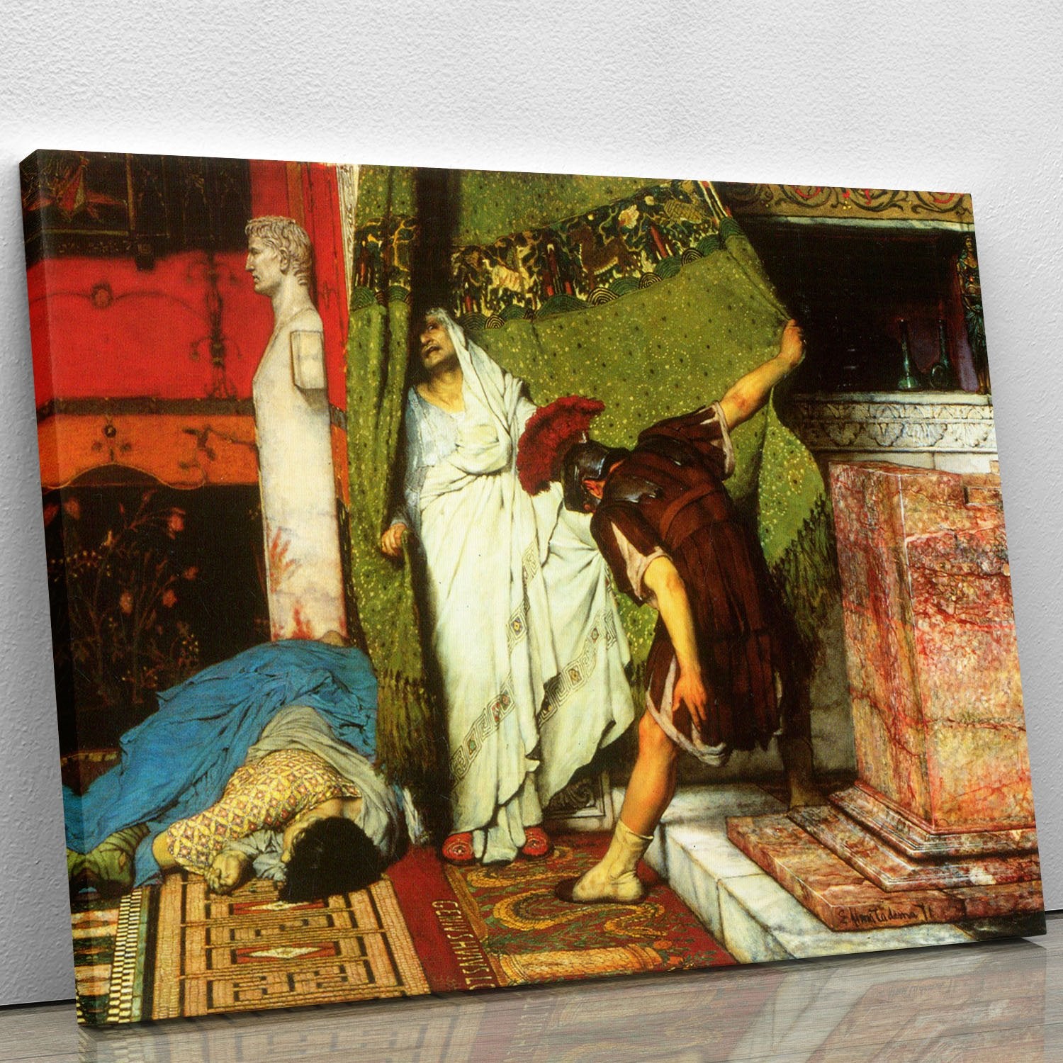 A Roman conqueror detail 2 by Alma Tadema Canvas Print or Poster