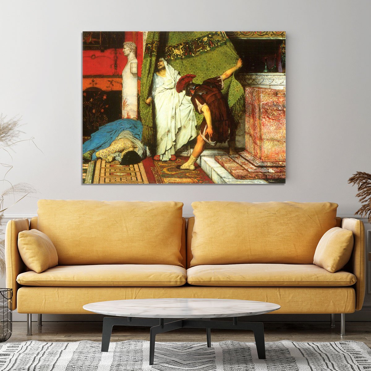 A Roman conqueror detail 2 by Alma Tadema Canvas Print or Poster
