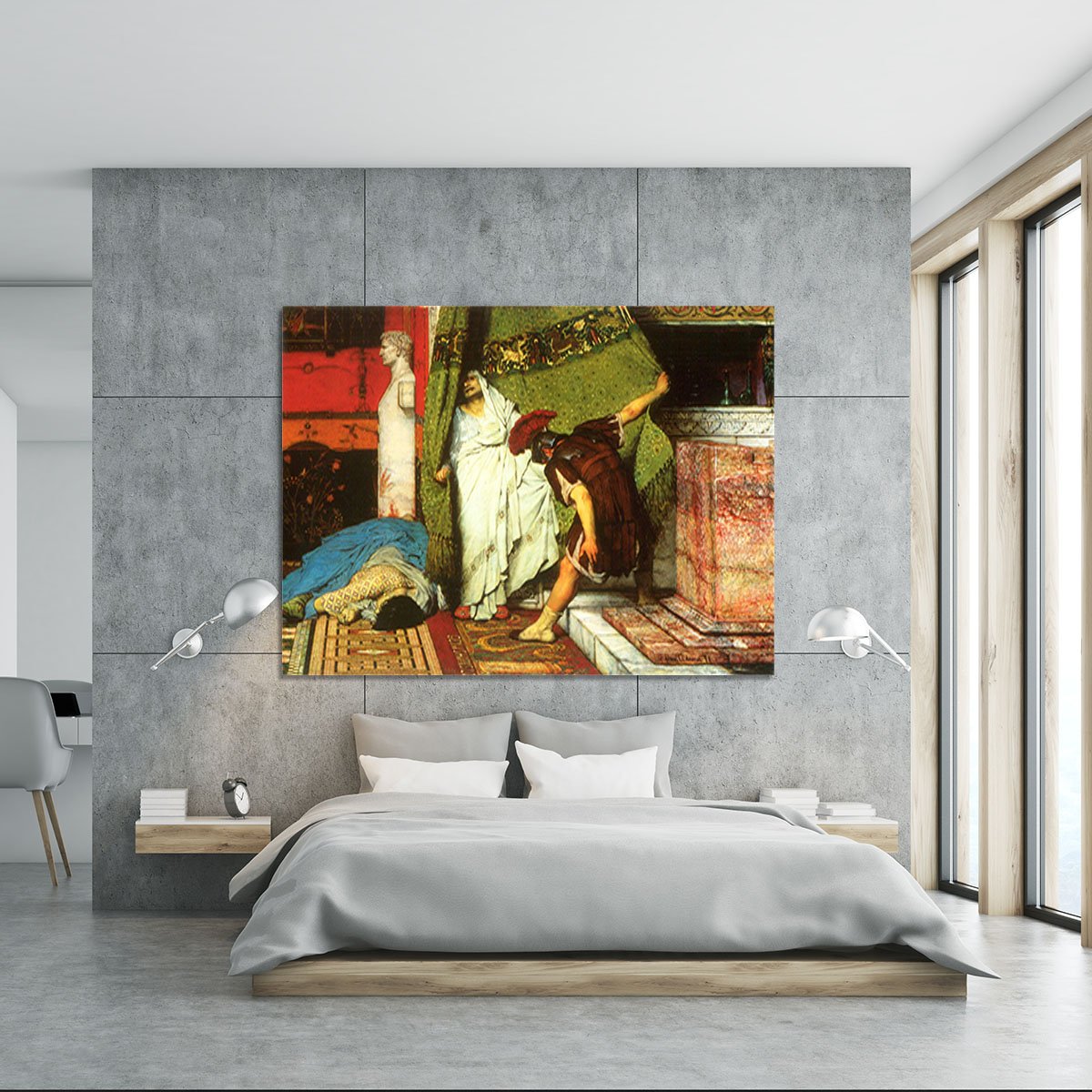 A Roman conqueror detail 2 by Alma Tadema Canvas Print or Poster