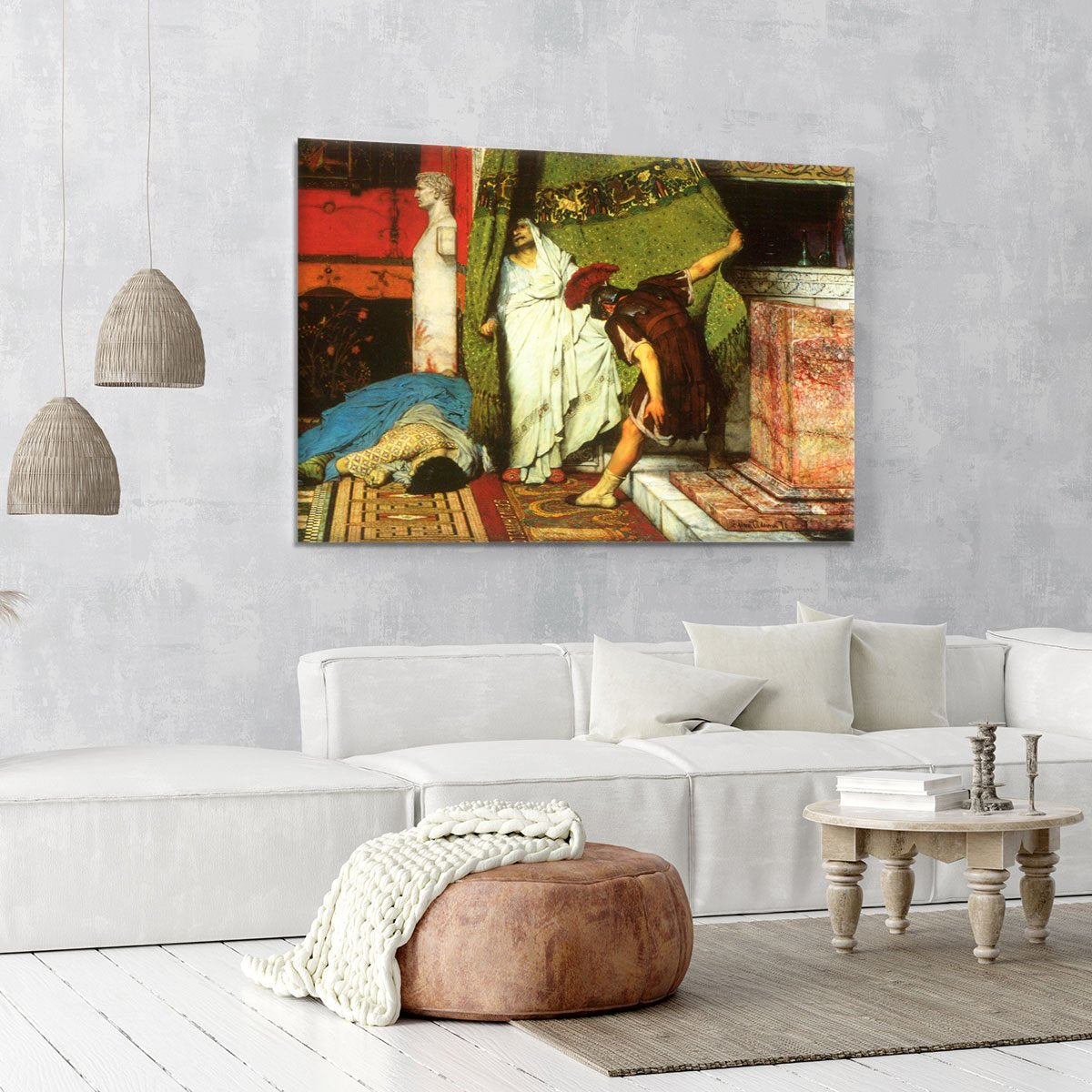 A Roman conqueror detail 2 by Alma Tadema Canvas Print or Poster