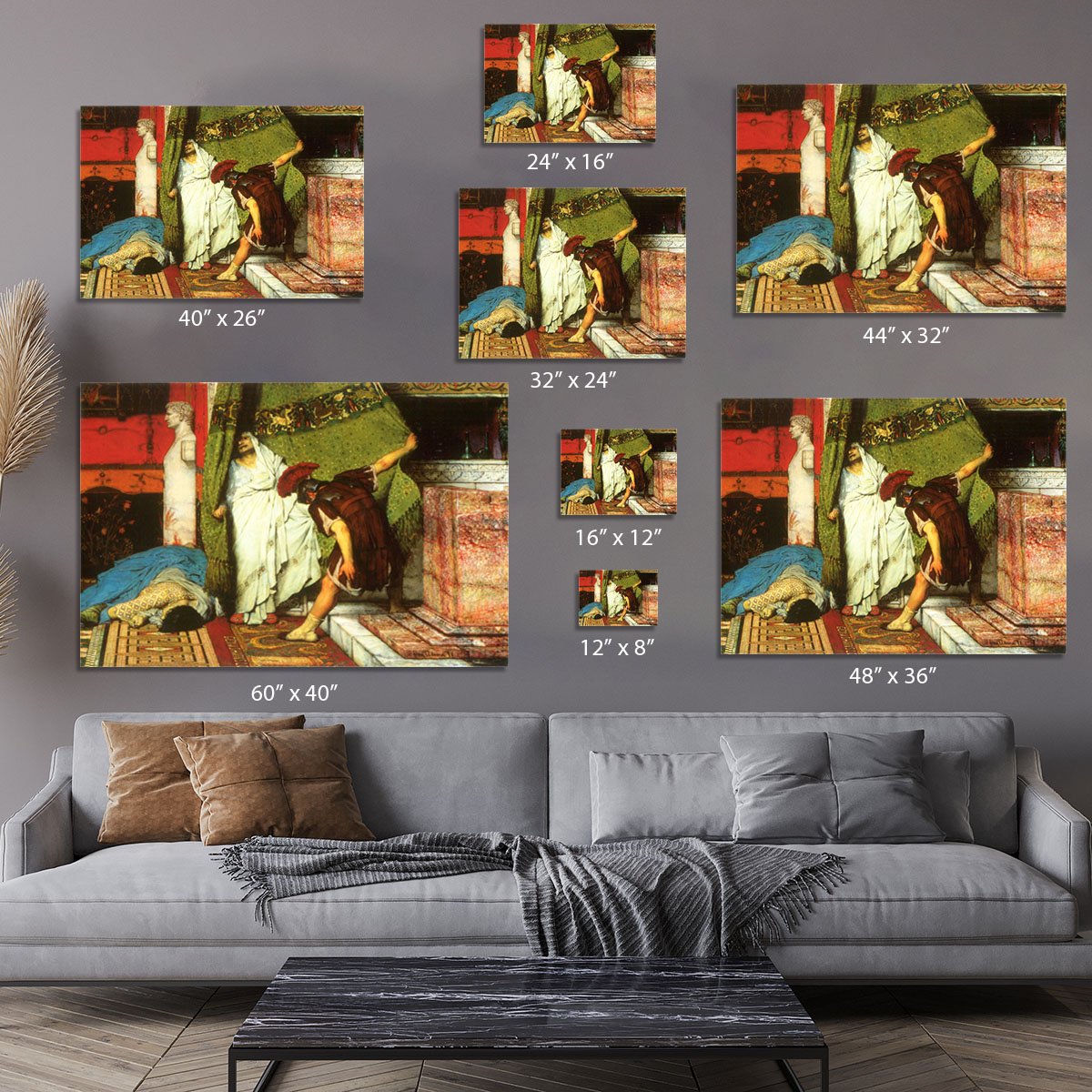 A Roman conqueror detail 2 by Alma Tadema Canvas Print or Poster