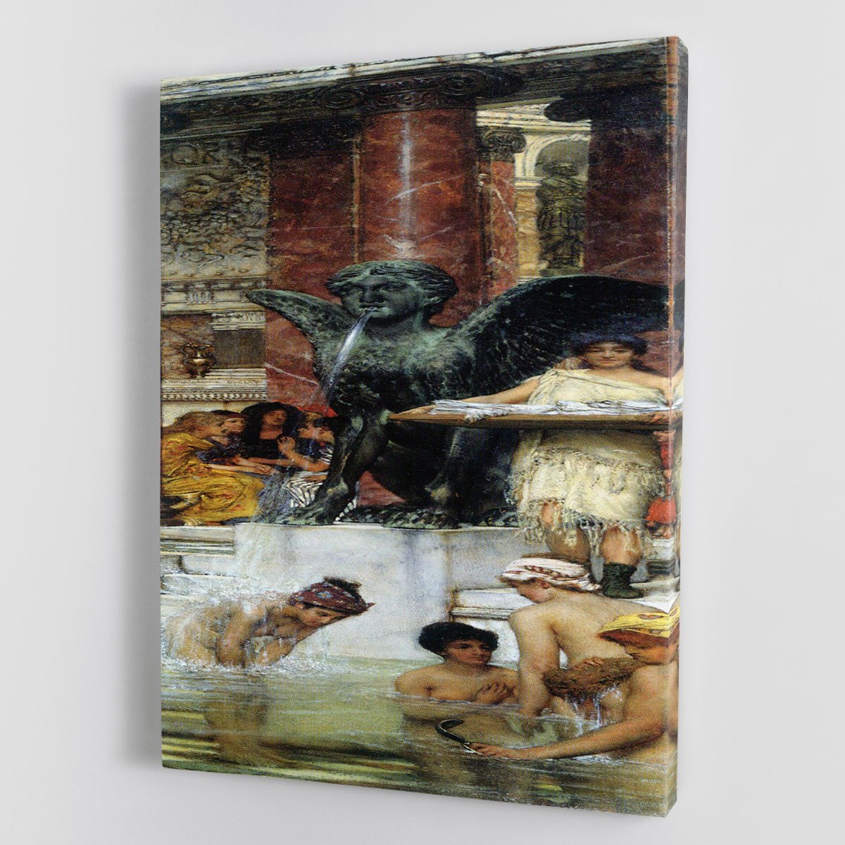 A bathroom An ancient tradition by Alma Tadema Canvas Print or Poster