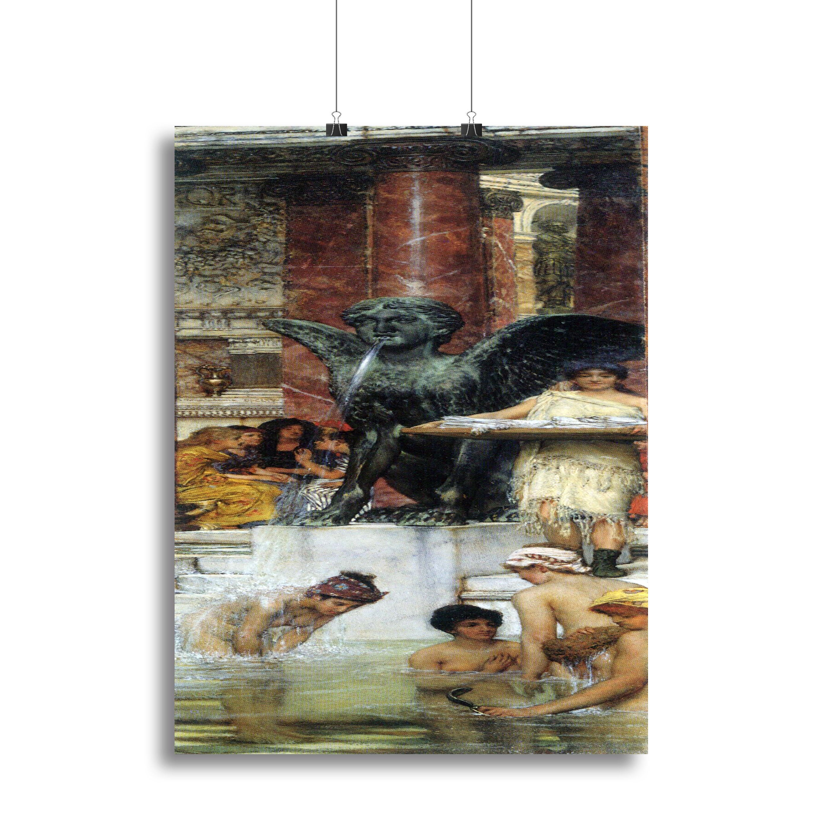 A bathroom An ancient tradition by Alma Tadema Canvas Print or Poster