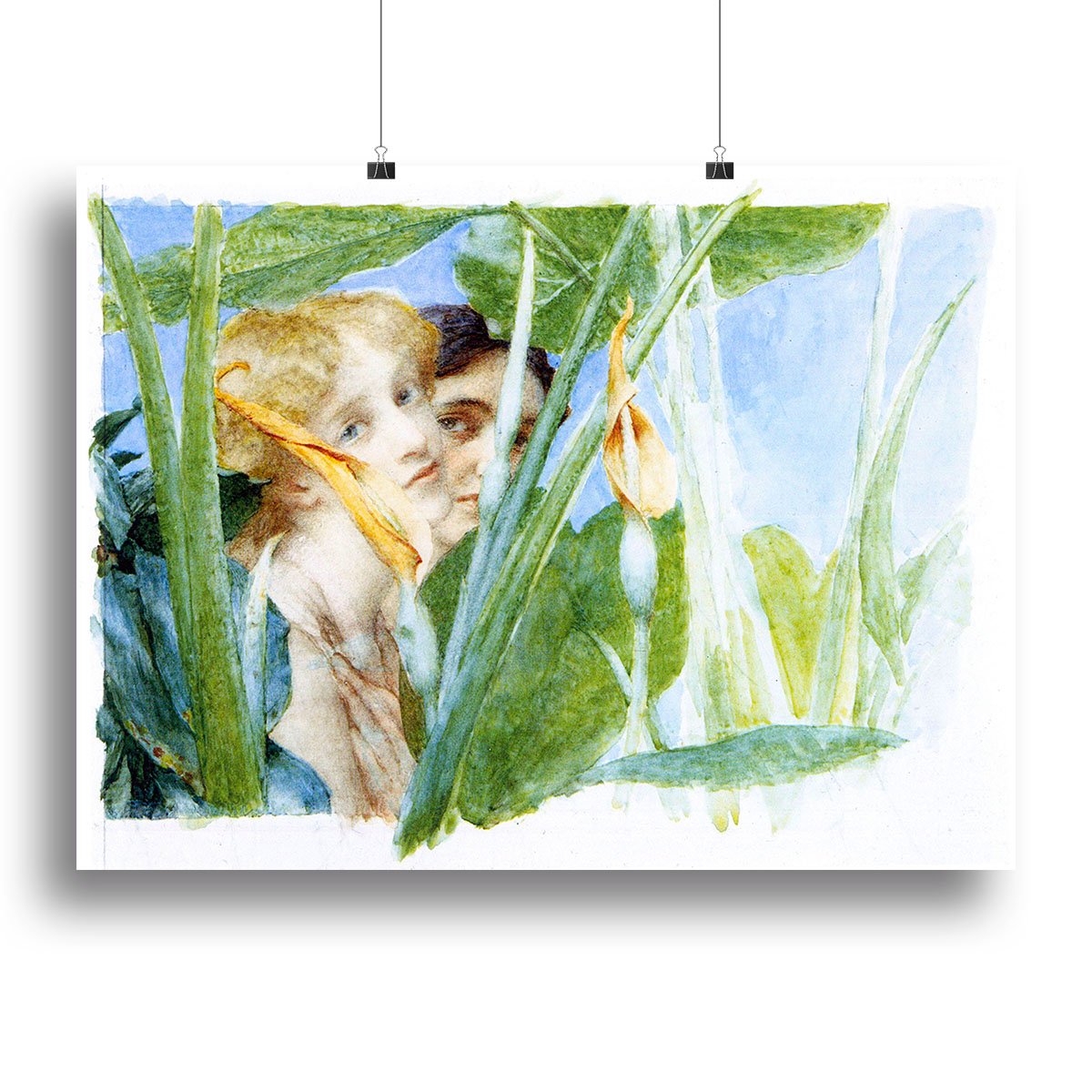 A beautiful flowe by Alma Tadema Canvas Print or Poster