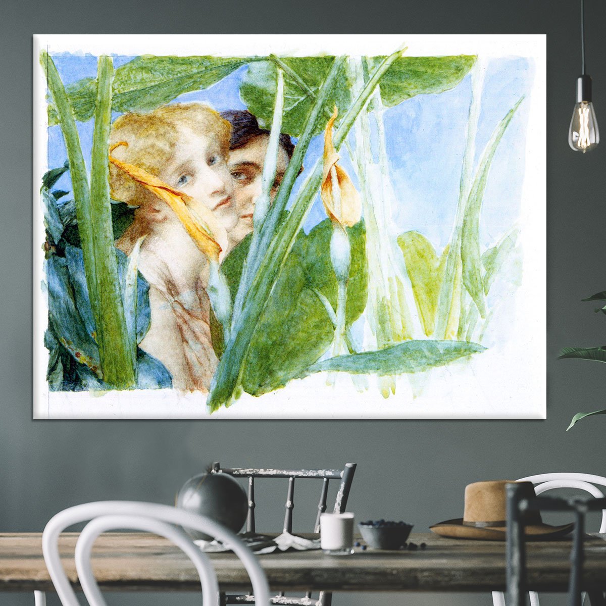 A beautiful flowe by Alma Tadema Canvas Print or Poster