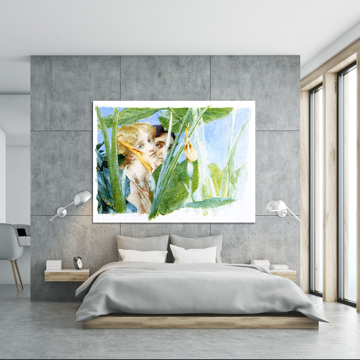 A beautiful flowe by Alma Tadema Canvas Print or Poster