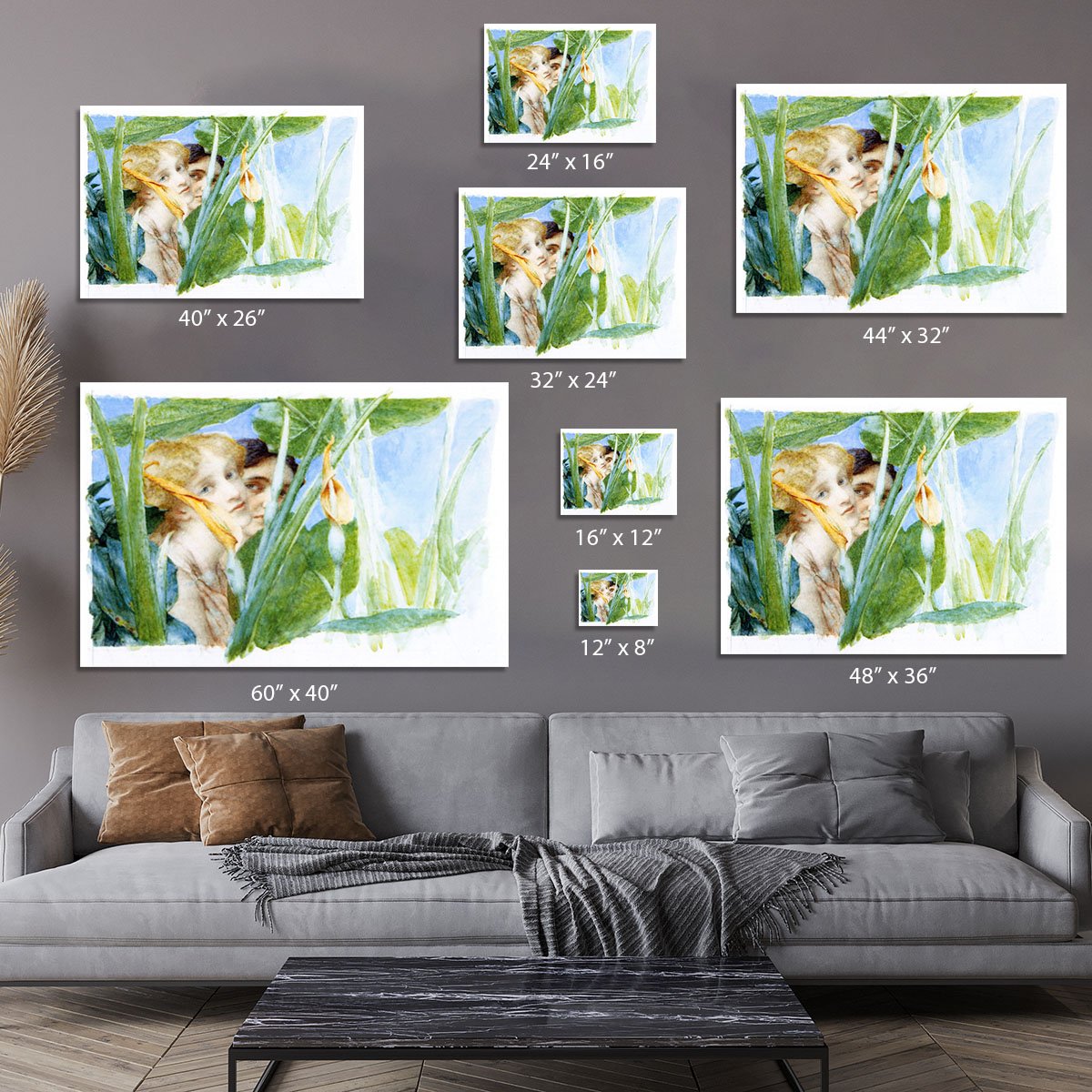 A beautiful flowe by Alma Tadema Canvas Print or Poster