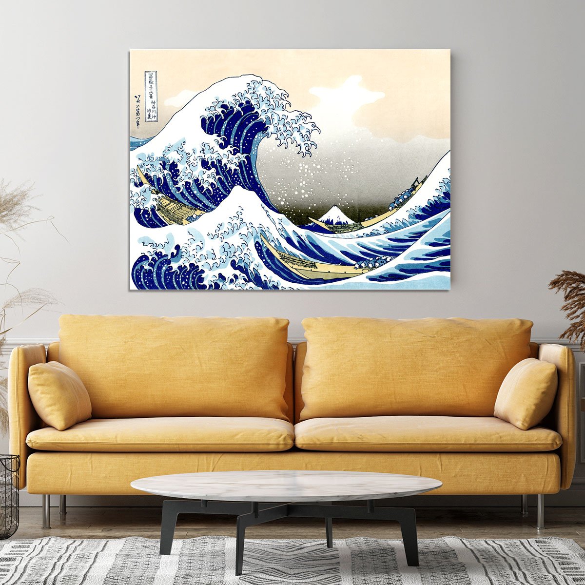 A big wave off Kanagawa by Hokusai Canvas Print or Poster
