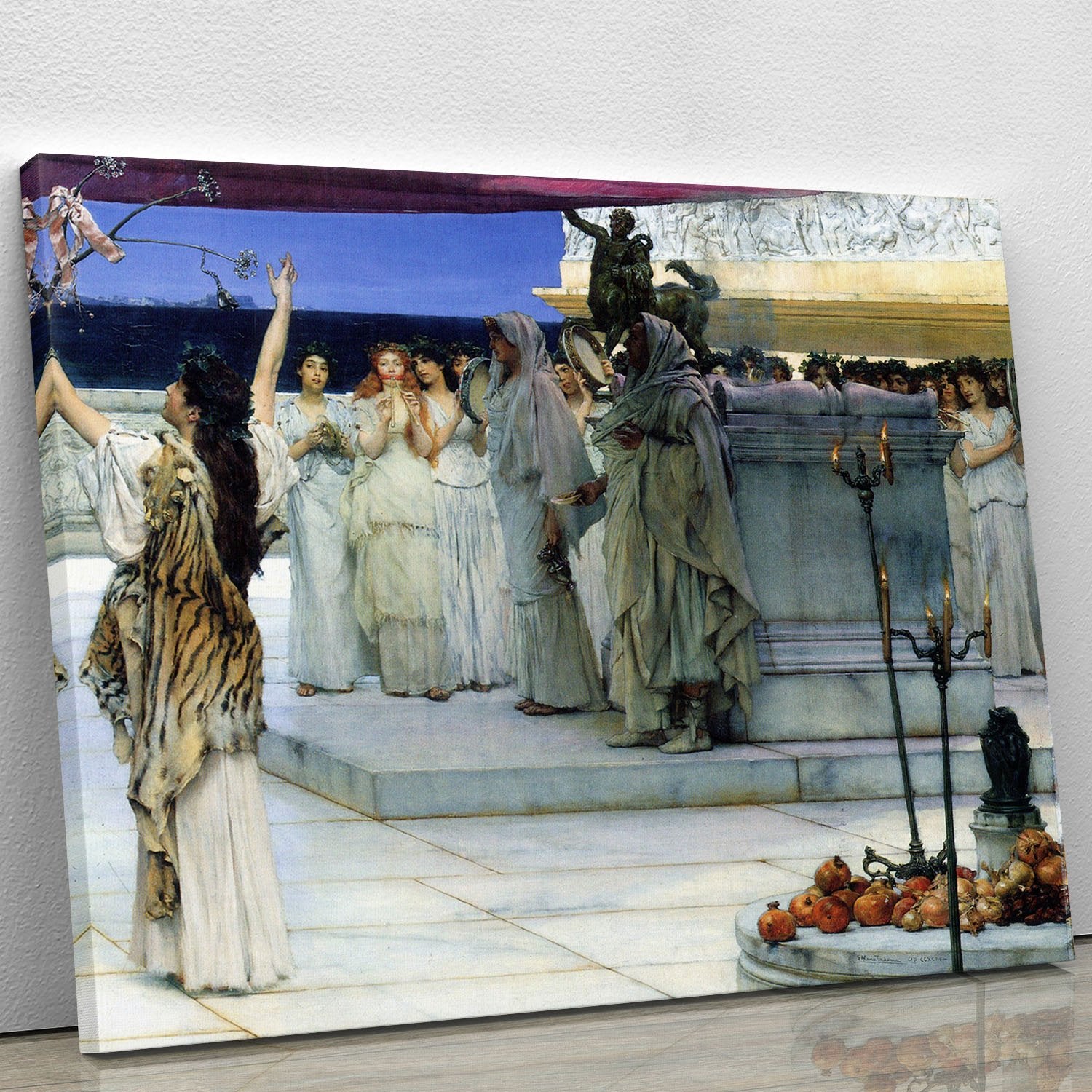 A consecration of Bacchus detail 2 by Alma Tadema Canvas Print or Poster