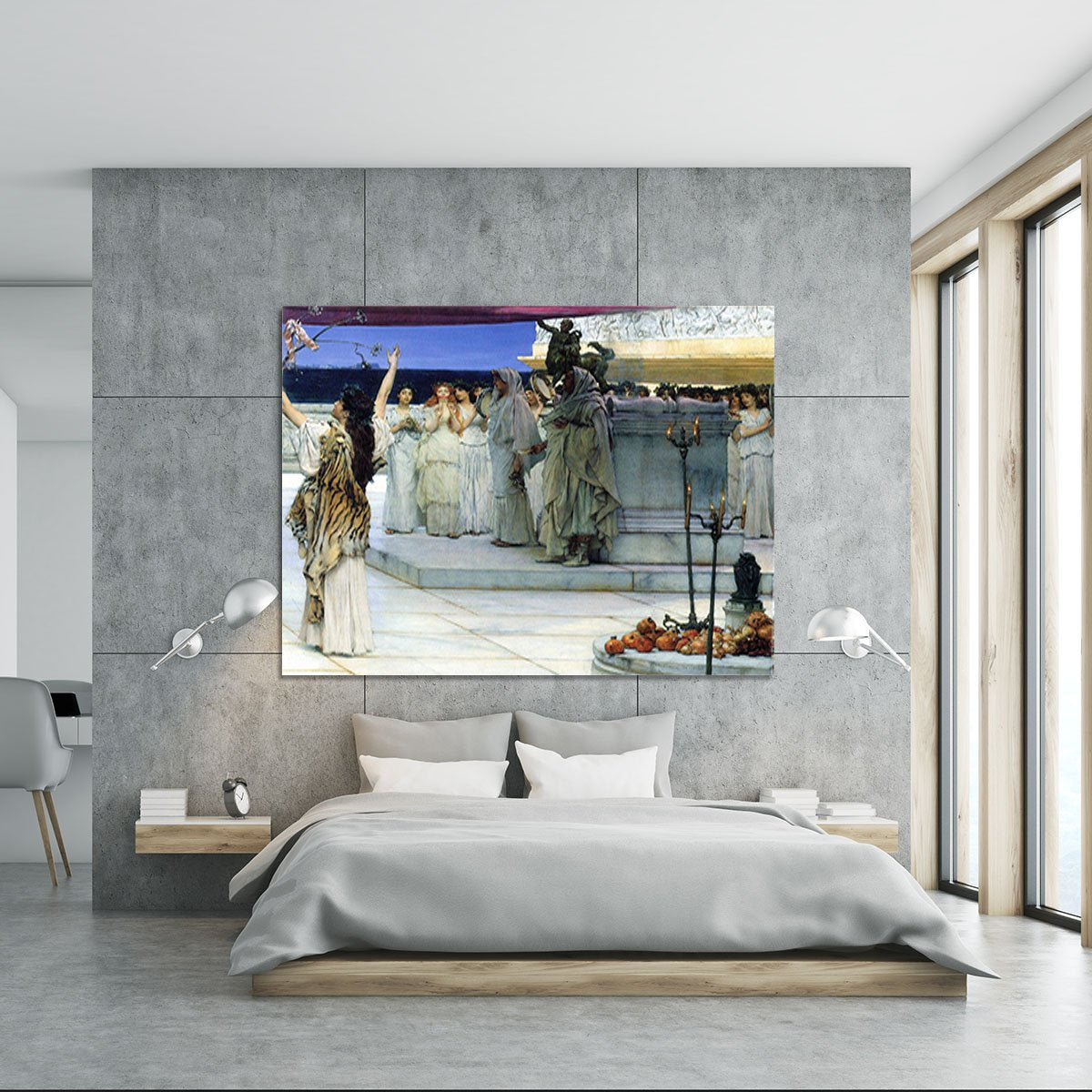 A consecration of Bacchus detail 2 by Alma Tadema Canvas Print or Poster