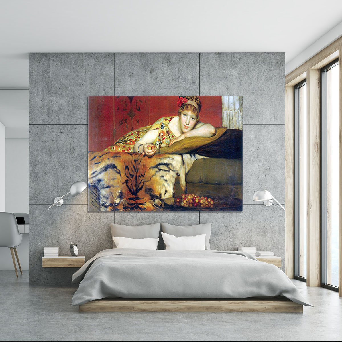 A craving for cherries by Alma Tadema Canvas Print or Poster