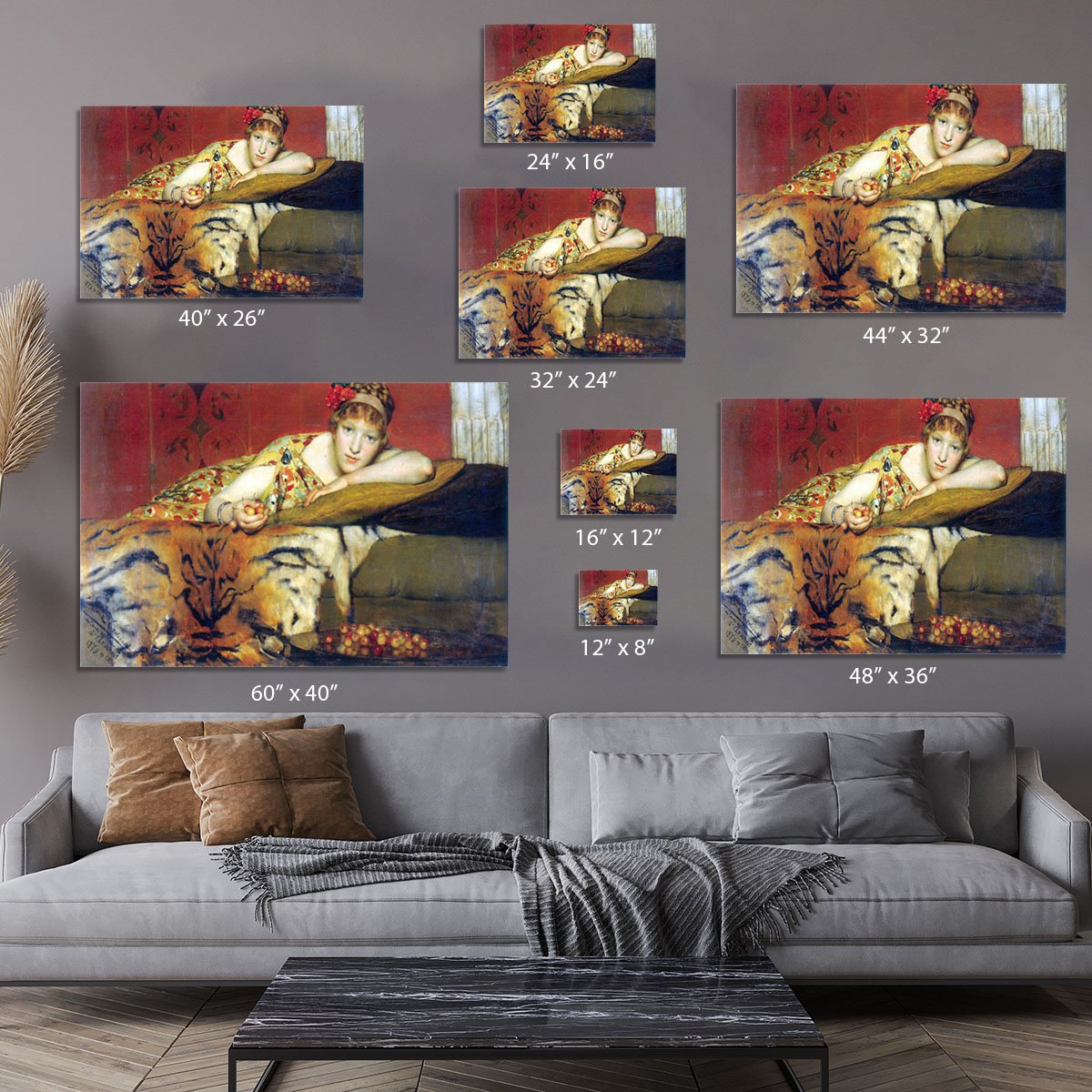 A craving for cherries by Alma Tadema Canvas Print or Poster