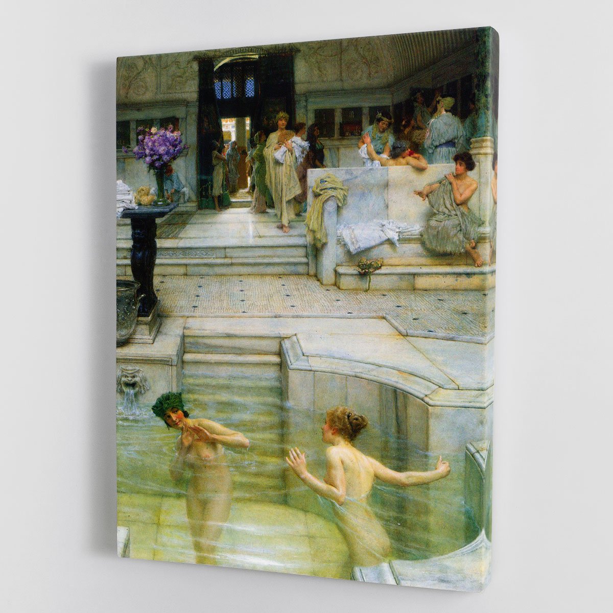 A favorite tradition by Alma Tadema Canvas Print or Poster
