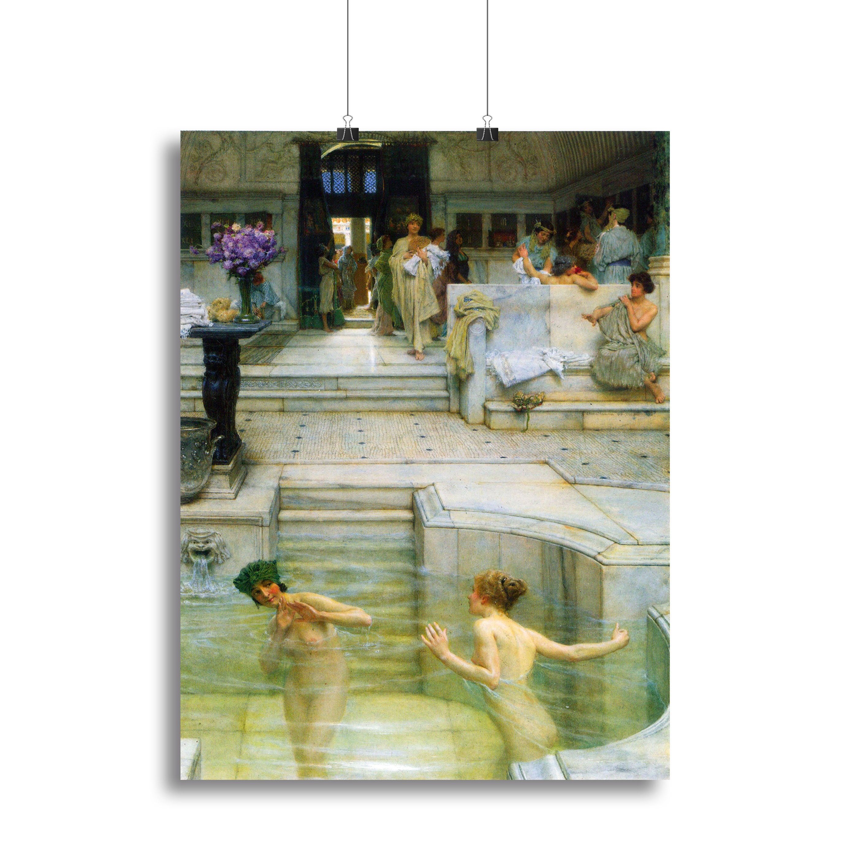 A favorite tradition by Alma Tadema Canvas Print or Poster