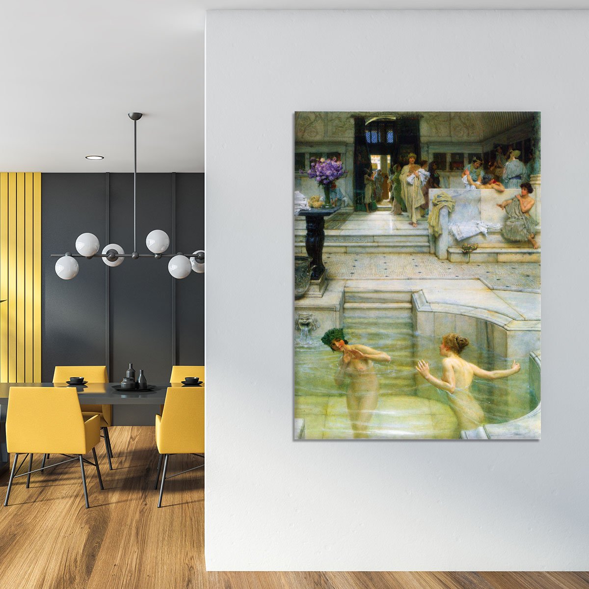 A favorite tradition by Alma Tadema Canvas Print or Poster