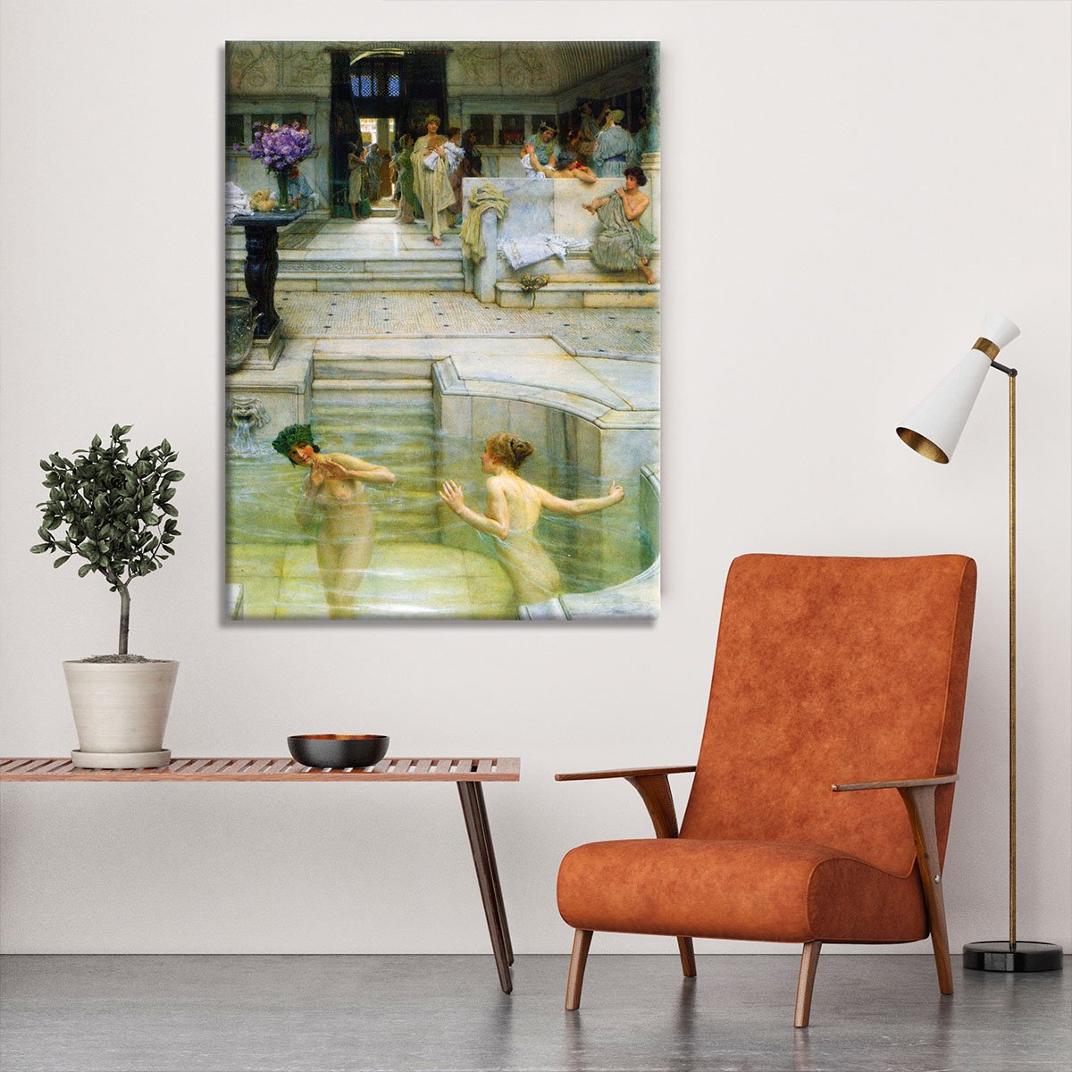 A favorite tradition by Alma Tadema Canvas Print or Poster